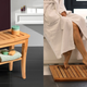 Bambüsi by Belmint Deluxe Bamboo Shower Seat Bench with Storage Shelf | $50 | Amazon
Bamboo Floor Mat | $30 | Amazon